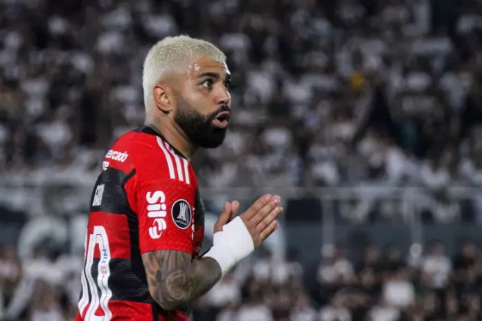 Gabigol é multado pela Conmebol por declaração após o jogo contra o Olimpia