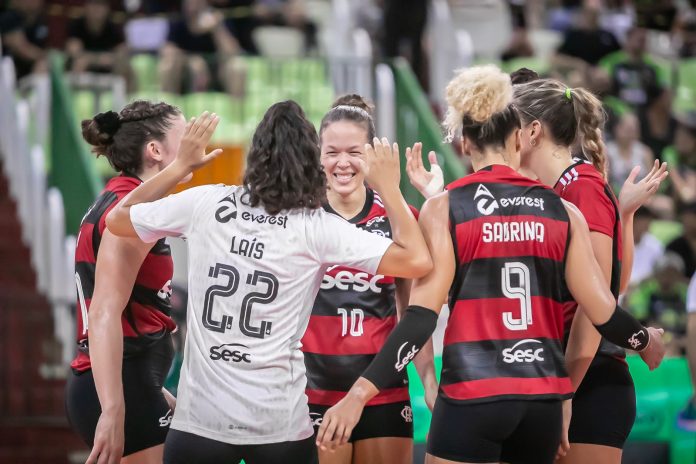 Sesc RJ Flamengo vence o Maringá e segue líder isolado da Superliga