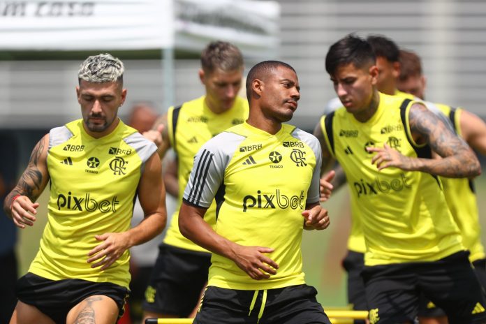 Pra cima! Flamengo finaliza preparação para enfrentar o Volta Redonda