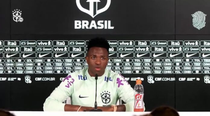 Vini Jr se emociona ao falar da luta contra o racismo: 'Cada vez eu tenho menos vontade de jogar'